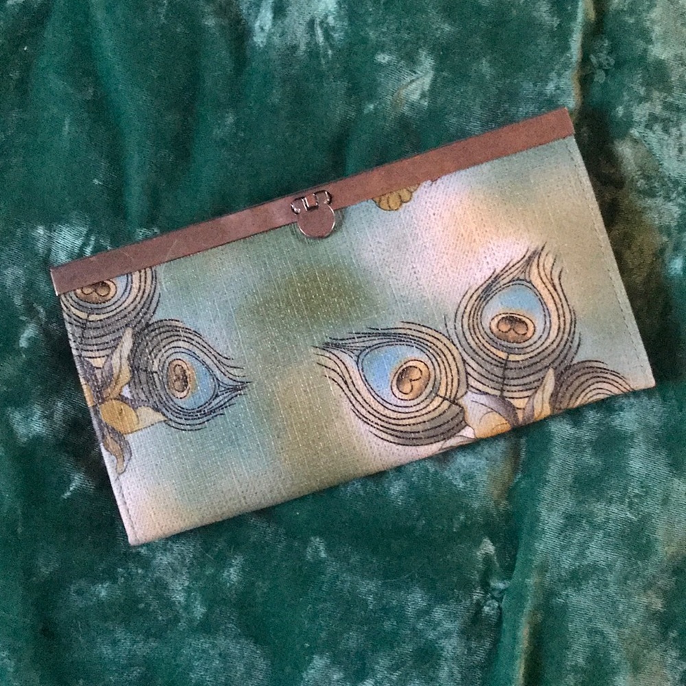 Peacock wallet.